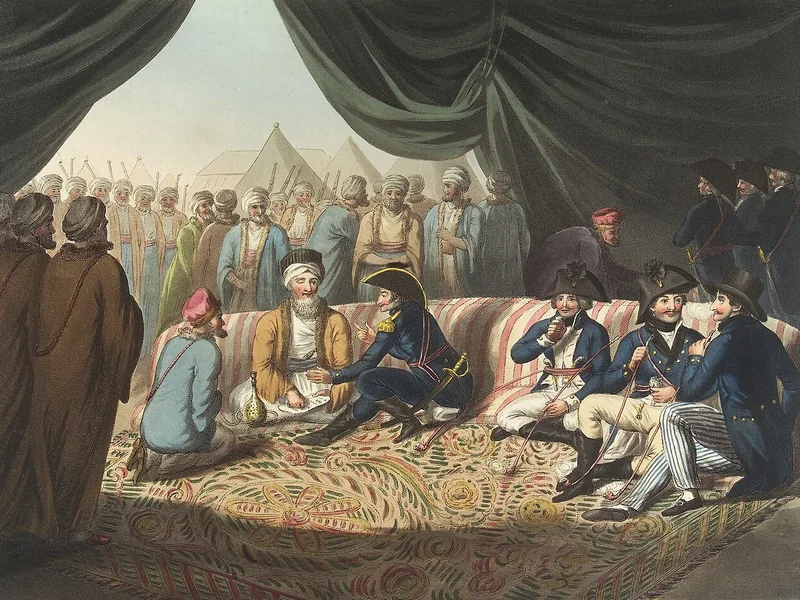 1766-Daniel Orme - La tenda del Gran Visir dà il benvenuto